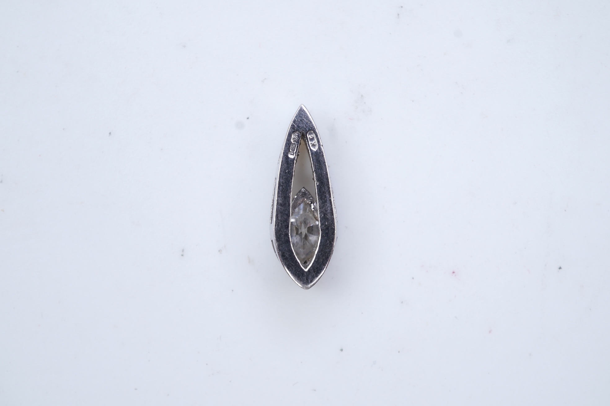 A diamond pendant